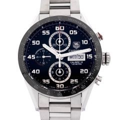 タグホイヤー TAG HEUER カレラ クロノグラフ CV2A1R.FC6235 TAG Heuer Carrera  自動巻き 腕時計 メンズ・ユニセックス 黒