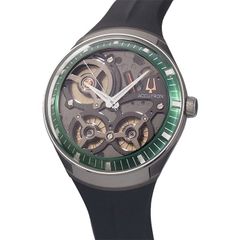 ブローバ BULOVA アキュトロン DNA 2ES8A001 スケルトン クオーツ 展示未使用