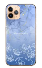 iPhone14ProMax ケース カバー アイフォン14 プロマックス スマホケース ハードケース 大理石 マーブルストーン 石目柄 おしゃれ エレガント 大人女子 可愛い かわいい ブルー カラー04