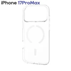 エレコム iPhone17ProMax ケース ソフト カバー 衝撃吸収 MAGKEEP 磁力吸着ワイヤレス充電対応 クリア PM-A25DUCTMGCR 【５営業日以内発送】 【定形外郵便にて発送】
