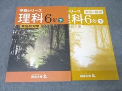 四谷大塚 予習シリーズ 6年 ⭐︎ 講習テキスト 有名校対策問題集 四谷大塚 予習シリーズ 6年 ⭐︎ 講習テキスト 有名校対策問題集