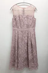 グレースコンチネンタル　GRACE CONTINENTAL　ドットフラワーレース刺繍ワンピース