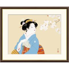 小松崎邦雄 真作 版画 舞妓 額装品 日本画 人物画 美術品 - メルカリ
