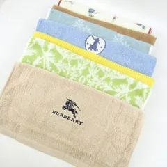 バーバリー/ウェッジウッド他 ハンドタオル フェイスタオル 7点セット ブランド まとめて 大量 レディース 【中古】