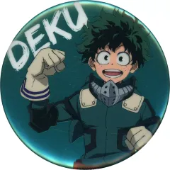【中古】バッジ・ピンズ 緑谷出久 「僕のヒーローアカデミア 雄英高校1年A組 バイト作戦～PLUS ULTRA! JOB TRAINING!～ ポップアップショップ メタリック缶バッジ」