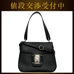 サルヴァトーレ フェラガモ ２way バッグ ブラック ヴァラ AQ-21