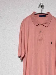 【Polo RALPH LAUREN】刺繍ロゴ ショートスリーブ ポロシャツ ポロラルフローレン L 半袖 古着