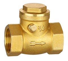 heizi 逆流防止弁 DN20 逆止弁 チェックバルブ 真鍮 ガス給湯器 化学 食品 繊維 産業用 水/油/酸性/ガス