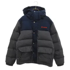 Columbia (コロンビア) ×Dr.Denim Honzawa Big Rib Strait Down JKT ドクターデニム ビッグリブストレートダウンジャケット グレー/ネイビー PM3816のサムネイル