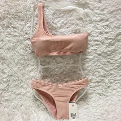 BILLABONG　ビラボン　水着　無地　ワンショルダー　セパレート