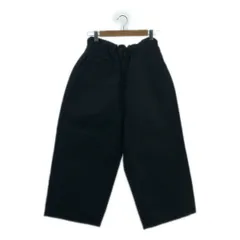 GORSCH / ゴーシュ | シックキャンバス リラックス ワイドパンツ | 2 | ブラック | レディース