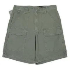 エディーバウアー Eddie Bauer デッドストック 未使用 00s 2000年代 Y2K LEGEND キャンバスブッシュショーツ フィールド USA ヴィンテージ 古着 メンズ ショートパンツ オリーブグリーン W33【中古】