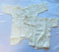 【訳あり新品】【ベビー５０～６０】【送料込み】コンビ肌着長袖・半袖２点セット