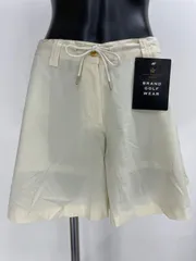 【USED】Callaway キャロウェイ ポリエステル キュロット パンツ 裏地メッシュ イエロー系 黄 レディース L ゴルフウェア