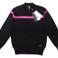 adidas アディダス ゴルフ ウェア ハーフジップ モックネック 薄手 セーター 長袖 シャツ レディース