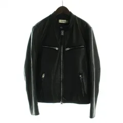 【新品未使用】COACH コーチ　レザージャケット　ライダース　羊革　黒 Magine 革ジャン ライダース LAMB LEATHER COACH JKT:ラムレザー