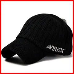 【★人気商品★】AVIREX アヴィレックス アビレックス ニットキャップ ニット帽 キャップ 帽子 メンズ レディース 14986700 ブラック グレー 黒 灰 ブランド ミリタリー アメカジ ストリート アウトドア