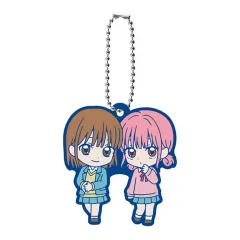 【中古】キーホルダー 鹿野千夏＆蝶野雛 「TVアニメ『アオのハコ』 カプセルラバーマスコット」