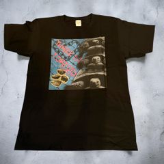 3段重ねガメ プリントTシャツ L黒 亀Tシャツ カメオリジナルグッズ