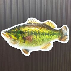送料無料　ブラックバス　マグネット　シート　Black bass「ブラックバス　マグネットシート」（約１４５ｍｍ×約２６２ｍｍ）２０㎝オーバー！！！