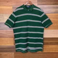 Polo by Ralph Lauren ポロ ラルフローレン  半袖 ボーダー ポロシャツ サイズ メンズ XL 古着 s25020985
