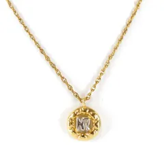 良品『USED』  NINA RICCI ペンダント ロゴ ネックレス