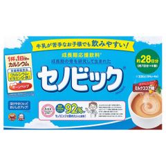 セノビック 84g x 4袋 ロート製薬 栄養機能食品 カルシウム 鉄 ビタミンD 骨 成長期 ボーンペップ配合 ミルクココア味 1日1杯 コストコ