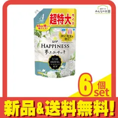 レノアハピネス 夢ふわタッチ 上品で心地よいホワイトティーの香り 1285mL (詰め替え用) 6個セット まとめ売り