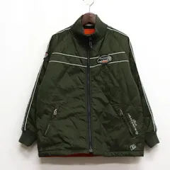 ブルークロス 中綿入りジャンパー アウター リバーシブル キッズ 男の子用 Sサイズ カーキ BLUE CROSS 【中古】のサムネイル
