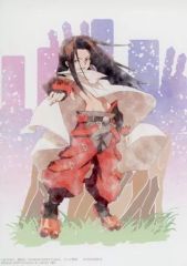 [중고] 잡화 하오 일러스트 보드 [이치 반 쿠지 SHAMAN KING] D 상