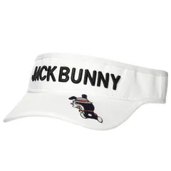 【新品】ジャックバニー ドラえもん コラボ サンバイザー 男女兼用 ユニセックス 白 ホワイト 帽子 ゴルフ JACK BUNNY by PEARLY GATES Doraemon