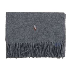 ポロ ラルフローレン ヴァージンウール マフラー / POLO RALPH LAUREN VIRGIN WOOL MUFFLER [GREY]