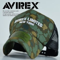 AVIREX メッシュキャップ メンズ ブランド 正規品 キャップ 帽子 メンズ レディース シンプル アビレックス アヴィレックス アーミー ARMY アメカジ ミリタリー プレゼント ギフト 7990877 14571500-35 (カーキ)