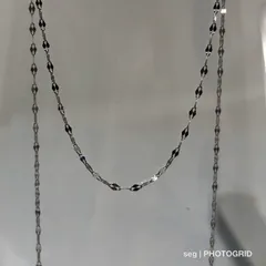 プラチナネックレス  PT850 スクェア デザイン