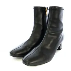 ルタロン Le Talon SQUARE TOE FIT RAIN BOOTS ショートブーツ LL 25cm 黒 65543 /TK ■MA