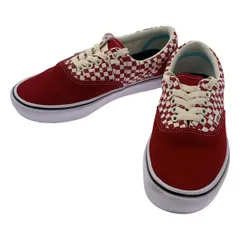【美品】  VANS / バンズ | Comfycush Era / エラ チェッカー スニーカー | 25 | レッド/ホワイト | レディース