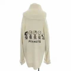 ジェラートピケ gelato pique スヌーピー SNOOPY ルームウェア カーディガン L 白 PUNT195190 /RE