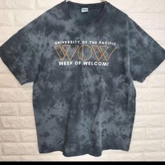 C168【PORT&COMPANY】半袖Tシャツ タイダイ【メンズXL】グレー系