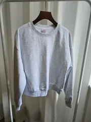 長時間着用できます あります 高品質生地 ショートレングス トレーナー ホワイトメランジ F ( 55 88 ) 新品