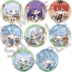 【中古】バッジ・ビンズ 全8種セット 「葬送のフリーレン トレーディンググリッター缶バッジ ちまにわ」