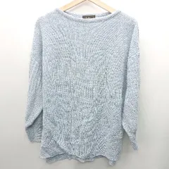 ◇ Reflect リフレクト 長袖 ニット サイズ9 ライトブルー レディース E  【1407180029606】