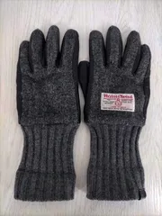 ハリスツイード Harris Tweed レザー切替ツイード手袋 メンズ 表記のサムネイル