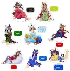 【中古】アクリルスタンド・アクリルパネル 全8種セット スタンド付きビッグアクリルプレート-Relax time- 「ウマ娘 プリティーダービー Season 3 NAMCO Promotion～Relax time～」 ナムコ限定
