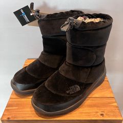 【 美品 】THE NORTH FACE ザ ノースフェイス ヌプシ ブーツ ベルベット ベロア 黒 ブラック 26.0cm