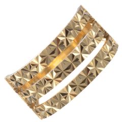 指輪 メンズリング 18金 K18 18k イエローゴールド 幅広 カット 地金 ジェンダーレス 日本製 刻印入り シンプル 30代 40代 50代 プレゼント ギフト