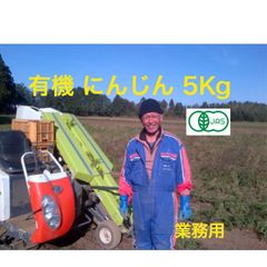 有機 JAS認証 人参 訳あり ご自宅用5ｋｇ箱  オーガニック 野菜訳あり 送料無料 ニンジンジュース用 に最適   有機JAS 100％ 農薬不使用20年以上の実績5キロ箱