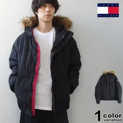 TOMMY HILFIGER トミーヒルフィガー 中綿ジャケット フード ファー ボンバージャケット メンズ アウター 152ap858