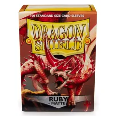 【新品】サプライ ドラゴンシールド マット スタンダードサイズ ルビー(100枚入り)