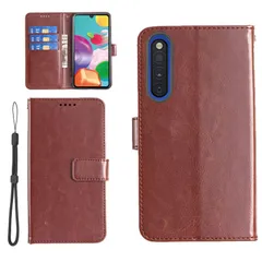【人気商品】人気サムスン 手帳型 手帳型 高級合皮上質 耐摩擦手触りが良い耐衝撃 スマホケース全面保護 ギャラクシー 防水 防塵 スタンド ネット スマホケース 銀行カード現金 携帯カバー レザー SCV48（ブラウン）収納 A41茶 au SC-41A SC