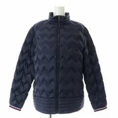 エーグル AIGLE ダウンジャケット スタンドカラー アウター ジップアップ 40 L 紺 ネイビー /BBのサムネイル